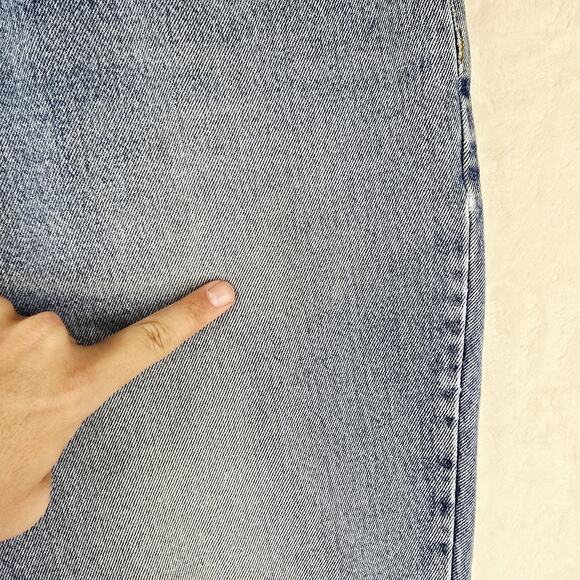 Vintage Anchor Blue Loose Jeans 40x32 Fits 39x30 Baggy Distressed Y2K Skater 90s - Picture 7 of 15